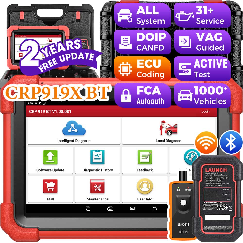 Obd2 Scanner Bidirectional Launch X431 - LAUNCH X431 CRP919X BT Outil de