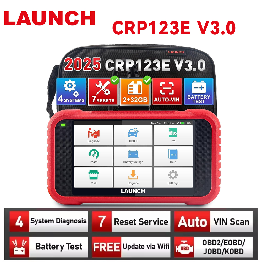 Obd2 Scanner Abs Srs Airbag Reset - LANCEMENT X431 CRP123E V3.0 OBD2 Scanner