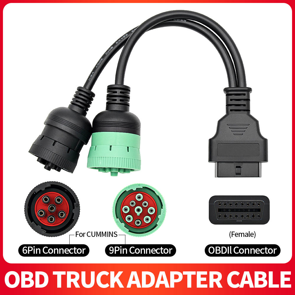 Obd2 Scanner Heavy Duty Truck - Câble adaptateur de diagnostic pour camion
