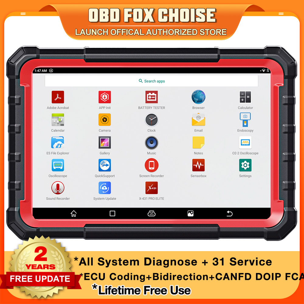 Obd2 Scanner Bidirectional Launch X431 - LAUNCH X431 PRO Elite Bidirectionnel Scanner