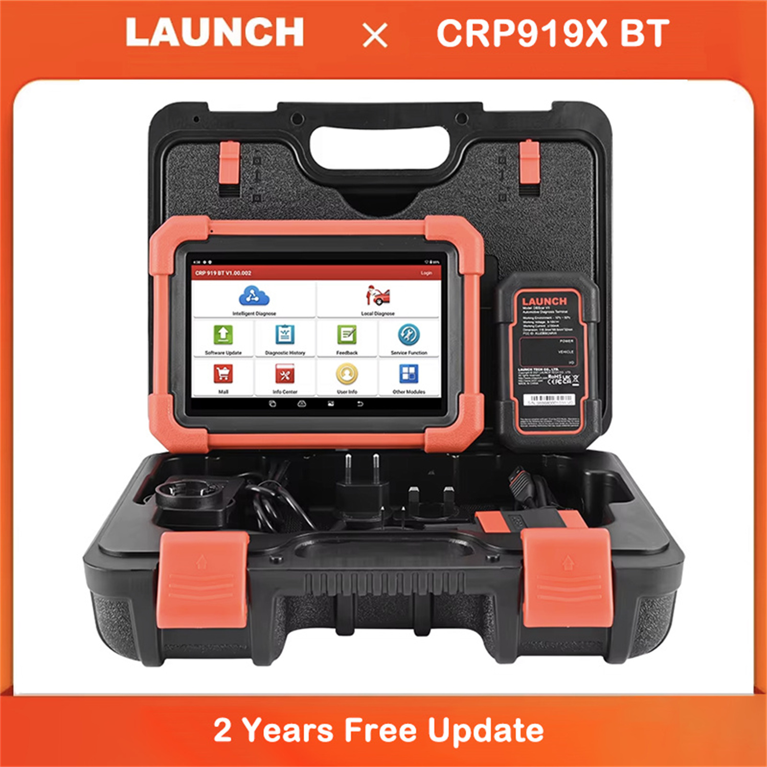 Obd2 Scanner Bidirectional Launch X431 - Outil de diagnostic sans fil Bluetooth