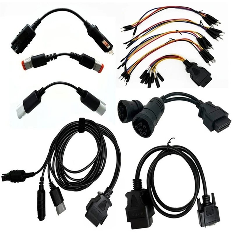 Obd2 Scanner Heavy Duty Truck - V8.7 V7.62 6 Adaptateur de liaison