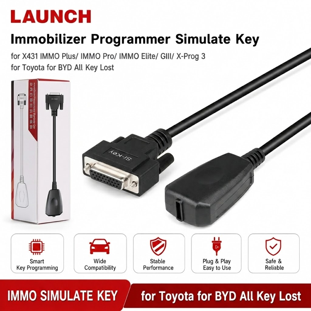 Launch X431 Pro Elite - Programmeur d'immobilisateur LAUNCH X431, simulateur de