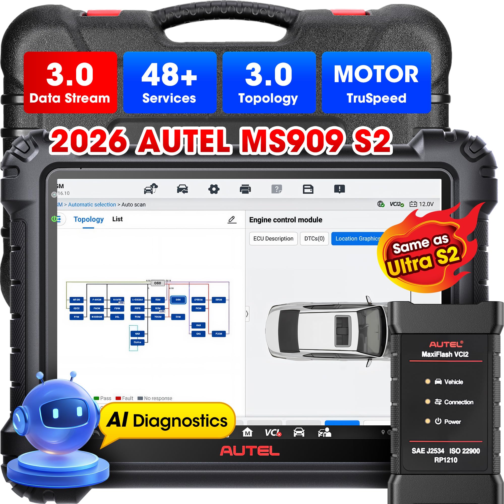Autel Maxisys Ultra - Autel MaxiSys MS909 S2 – Outil