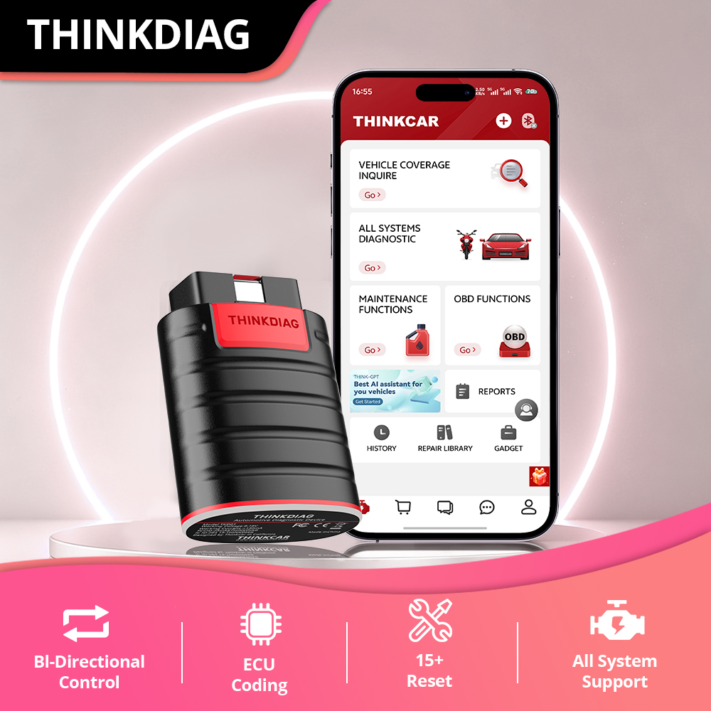 Obd2 Scanner Mileage Correction - Thinkcar Thinkdiag 1, scanner OBD2 Bluetooth,