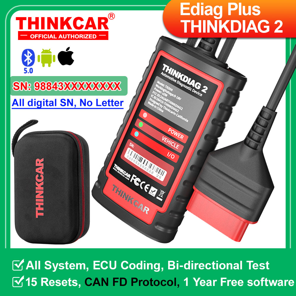 Thinkcar Thinkdiag 2 - KINGBOLEN Ediag Plus, THINKCAR THINKDIAG 2