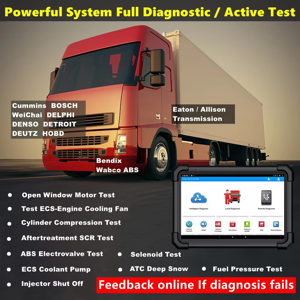 Outil de diagnostic pour camio - Obd2 Scanner Heavy Duty Truck avis et prix