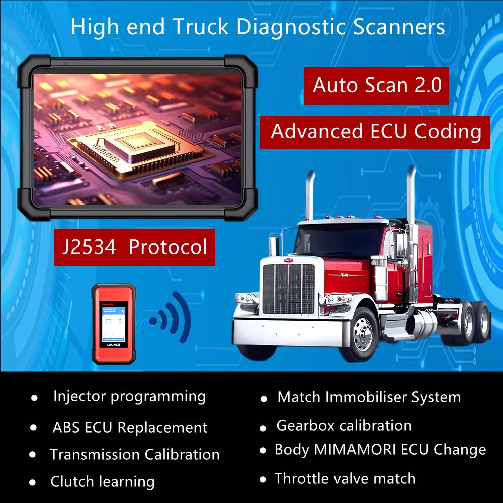 Outil de diagnostic pour camio - Obd2 Scanner Heavy Duty Truck avis et prix
