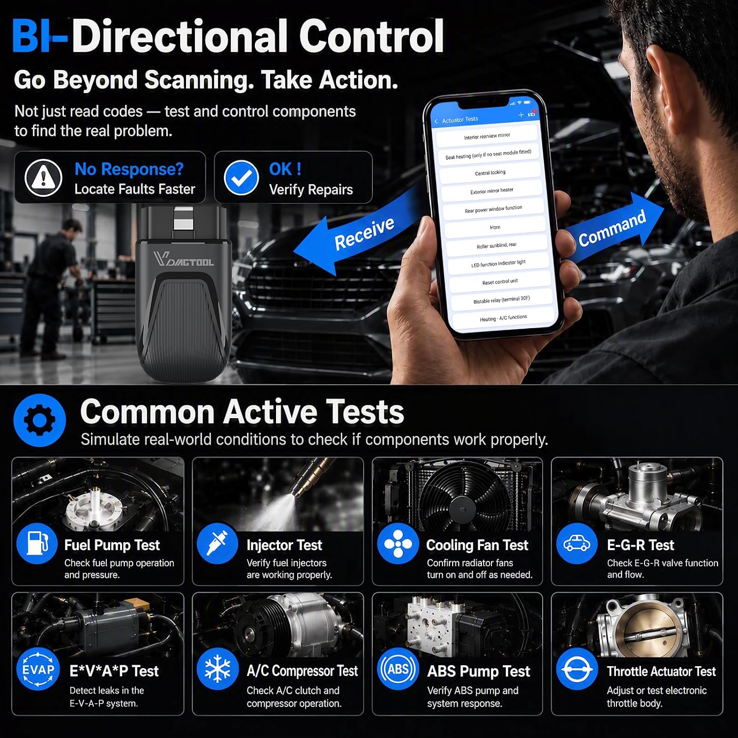 Scanner OBD2 Bluetooth D200 av - Obd2 Scanner Bluetooth Android avis et prix