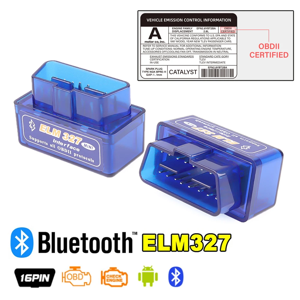Mini Bluetooth ELM327 V2.1 V1. - Obd2 Scanner Bluetooth Android avis et prix