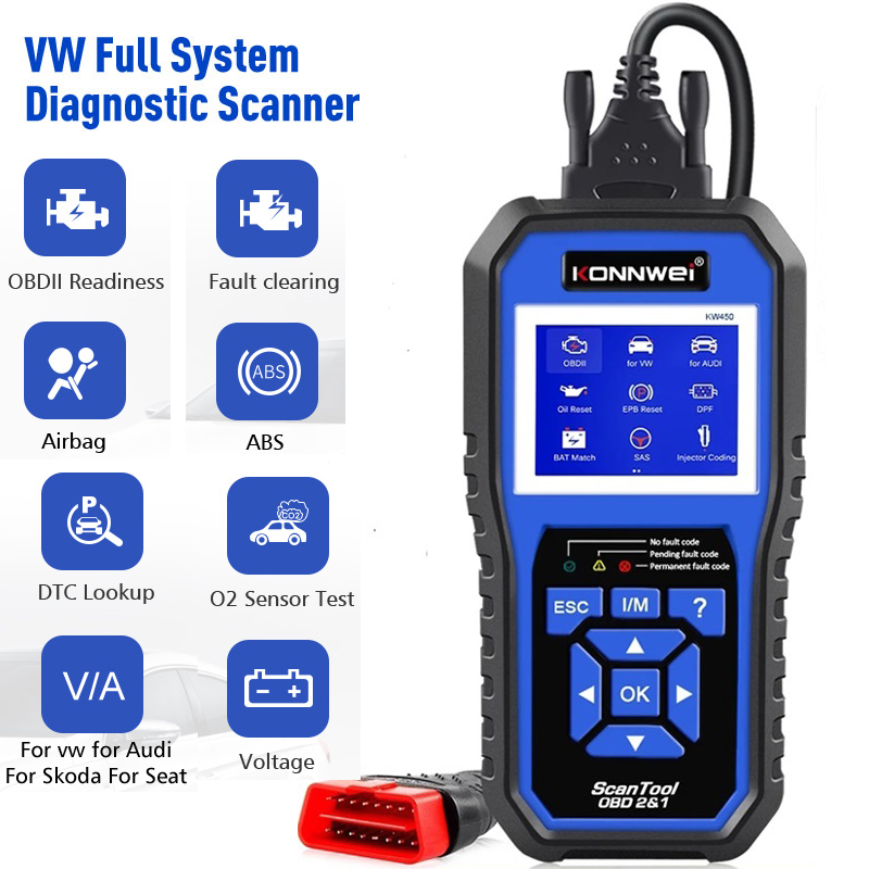 Outil de diagnostic OBD2 multi - Obd2 Scanner Abs Srs Airbag Reset avis et prix