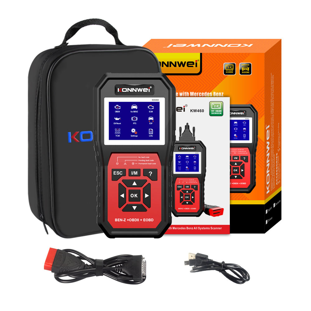 KONNWEI KW460 Scanner de diagn - Obd2 Scanner Abs Srs Airbag Reset avis et prix