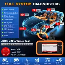 LAUNCH X431 Creader Elite 2.0  - Obd2 Scanner Bidirectional Launch X431 avis et prix