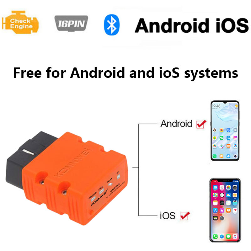 KONNWEI KW902 ELM327 V1.5, lec - Obd2 Scanner Bluetooth Android avis et prix