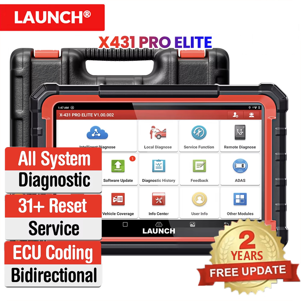 LAUNCH X431 PRO ELITE, outils  - Launch X431 Pro Elite avis et prix