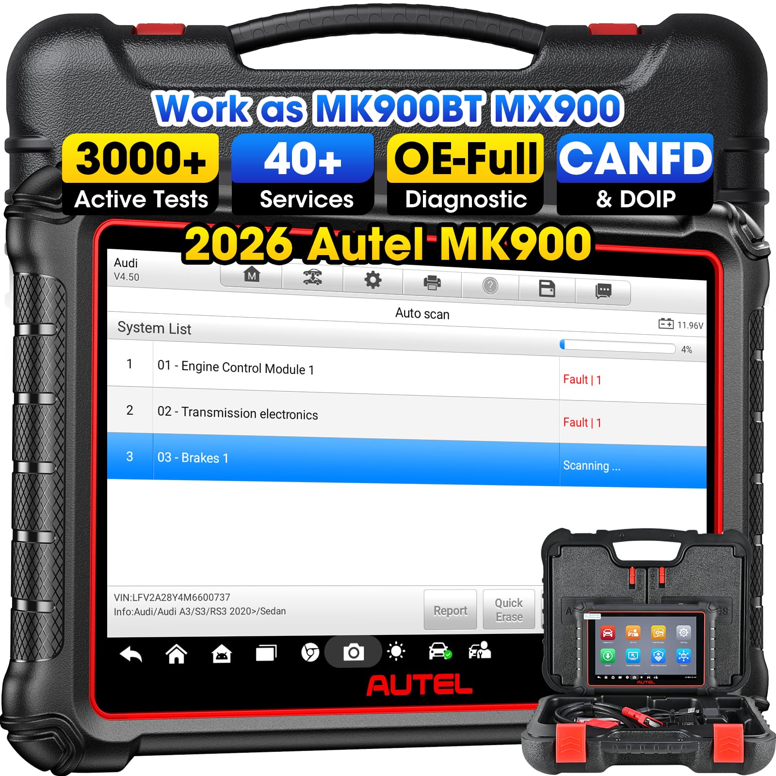 Outil bidirectionnel Autel Sca - Autel Maxicom Mk808 avis et prix