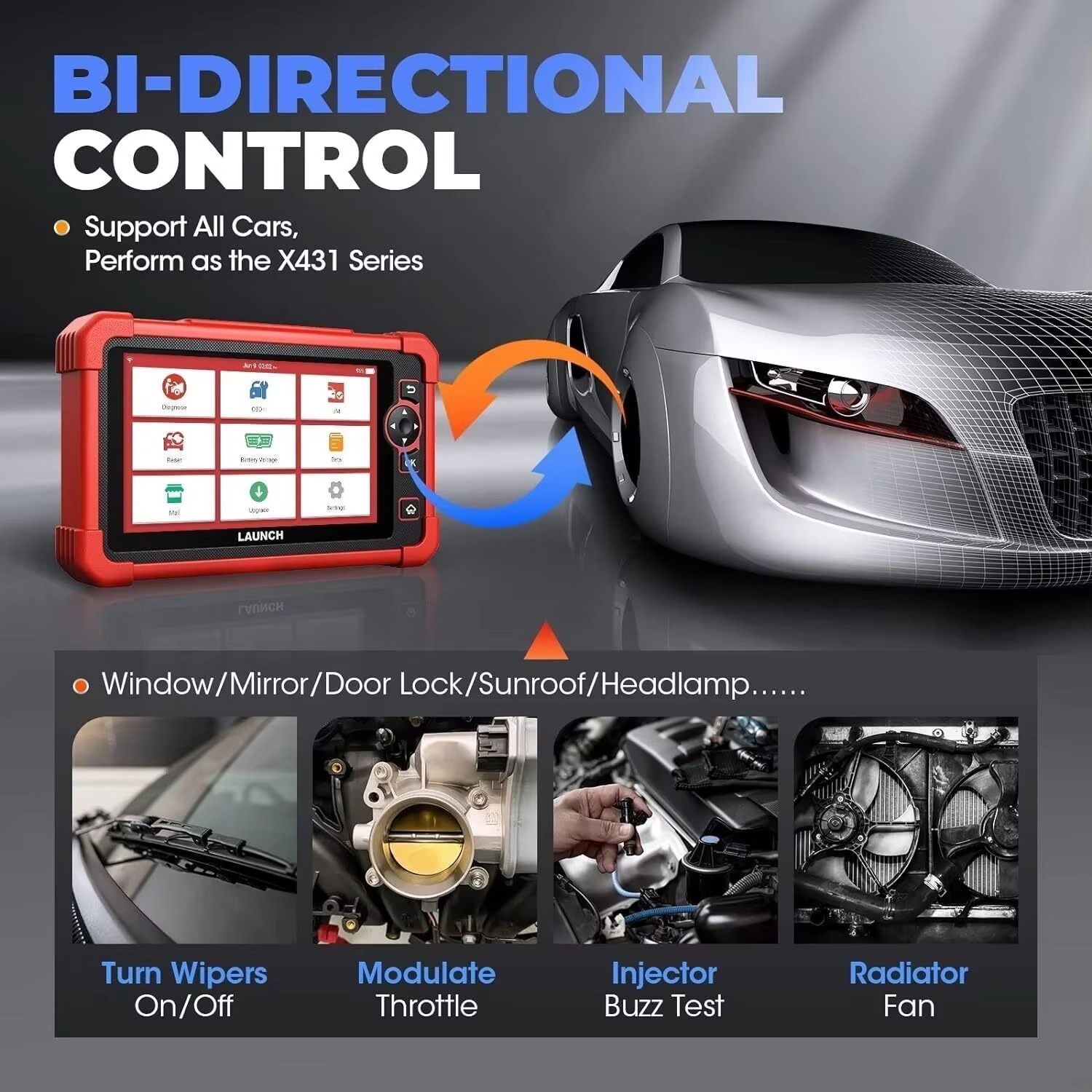 LAUNCH X431 CRP919X BT, scanne - Obd2 Scanner Bidirectional Launch X431 avis et prix