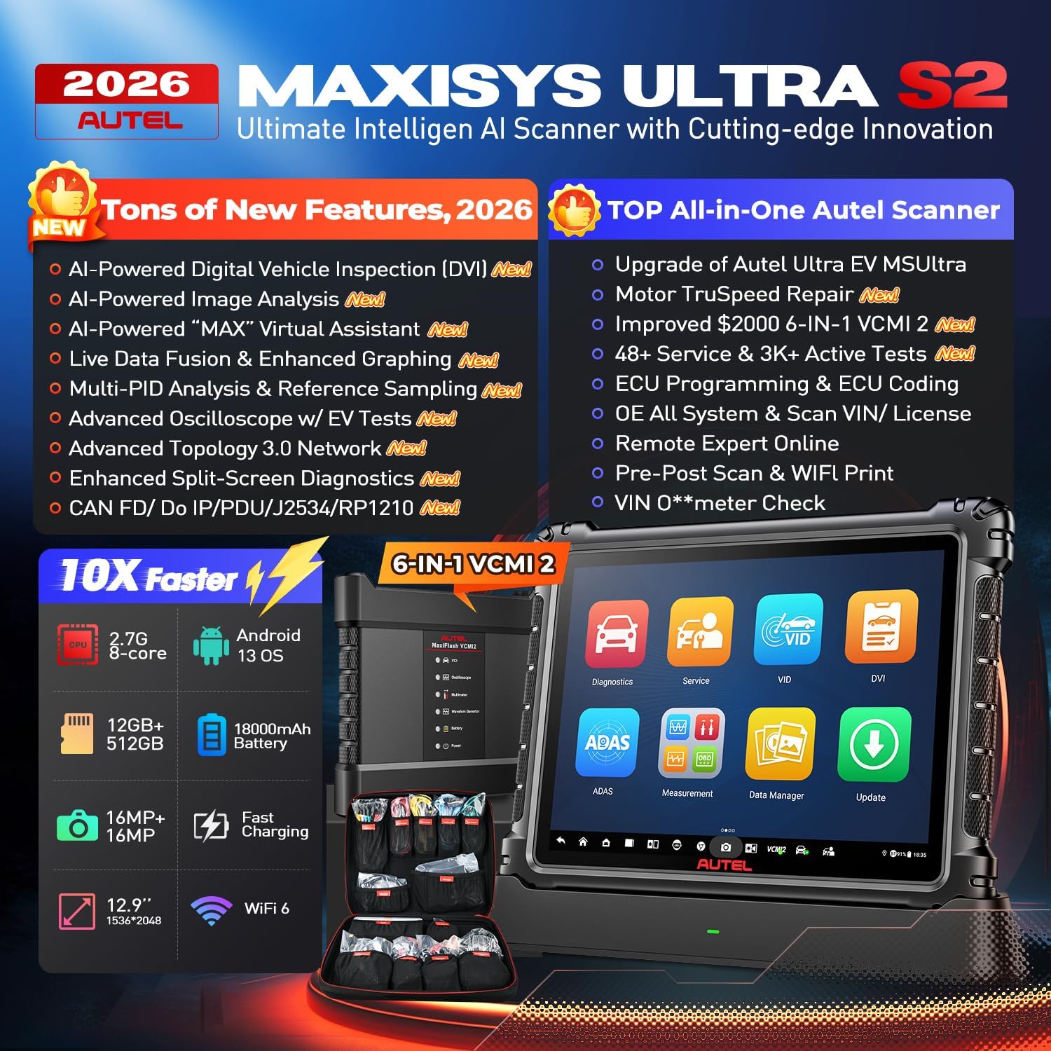 Outil de diagnostic automobile - Autel Maxisys Ultra avis et prix