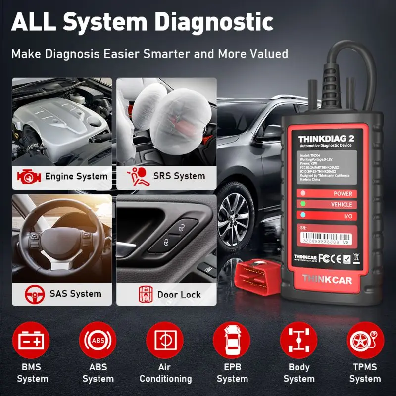 THINKCAR THINKDIAG2 voiture OB - Thinkcar Thinkdiag 2 avis et prix