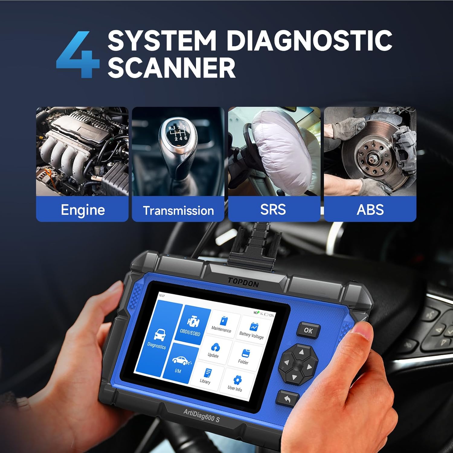 TOPDON – ArtiDiag600S Scanner  - Obd2 Scanner Mileage Correction avis et prix