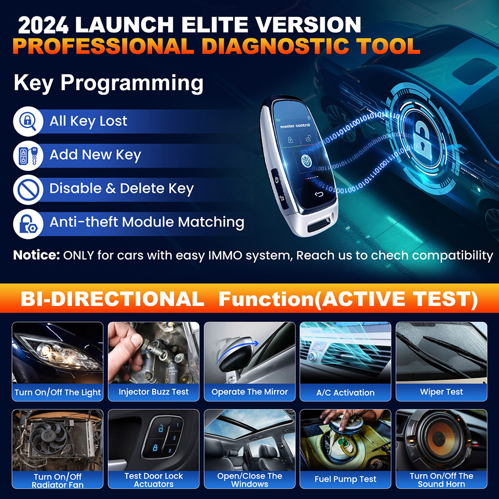 LAUNCH X431 Elite 2.0 Système  - Launch X431 Pro Elite avis et prix