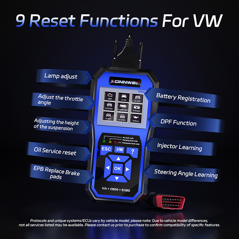 Outil de diagnostic OBD2 KONNW - Obd2 Scanner Abs Srs Airbag Reset avis et prix
