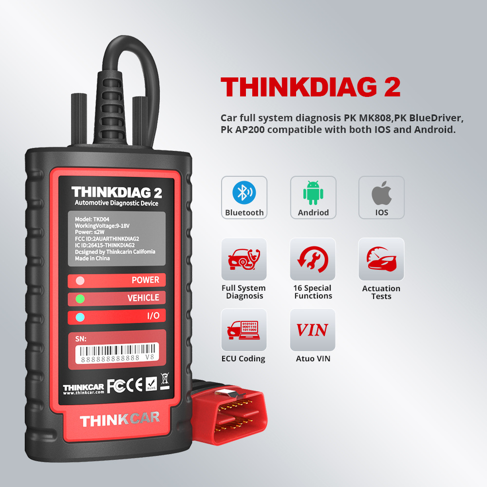 THINKCAR Thinkdiag 2 Scanner O - Thinkcar Thinkdiag 2 avis et prix