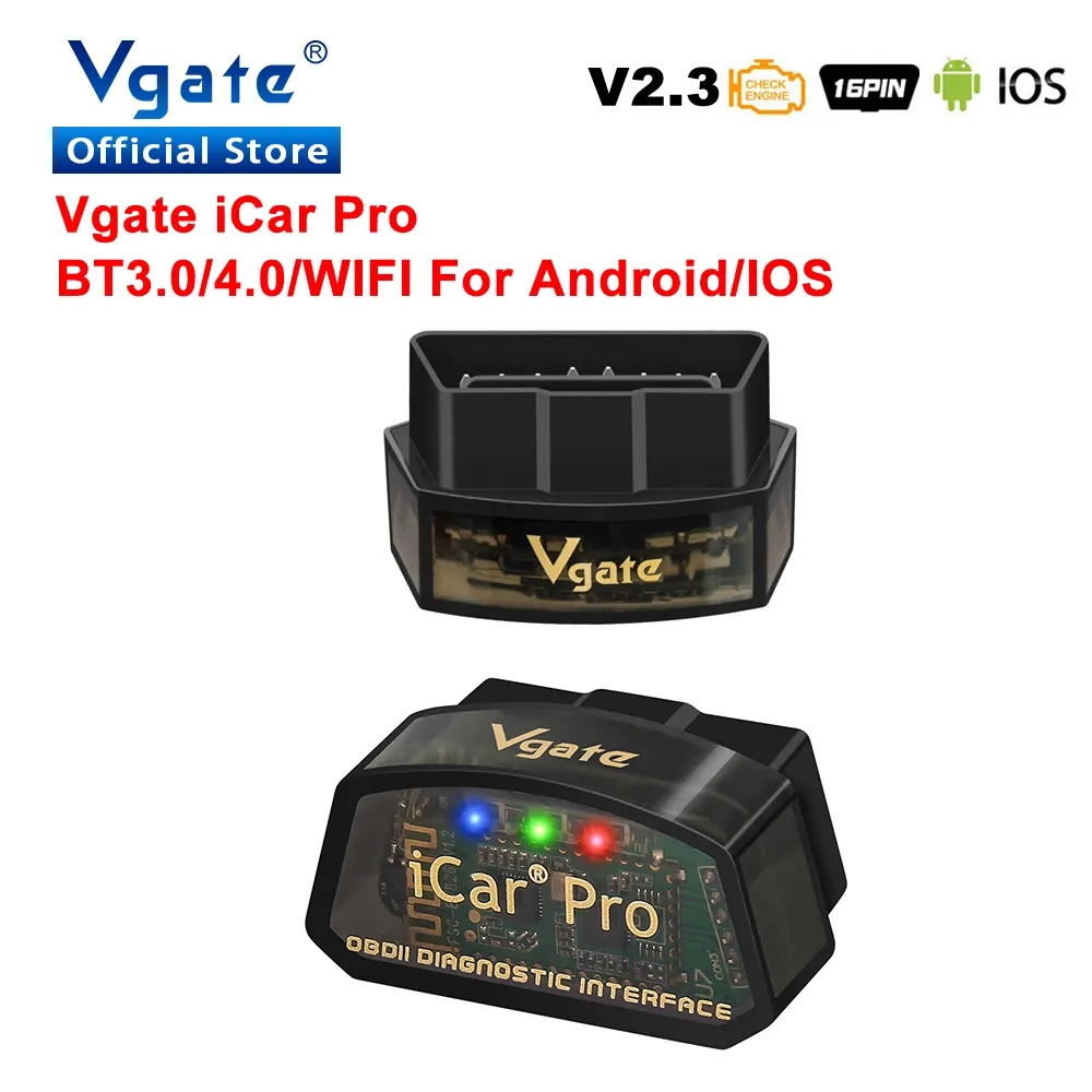 Vgate ICar Pro ELM327 V2.3 Blu - Obd2 Scanner Bluetooth Android avis et prix