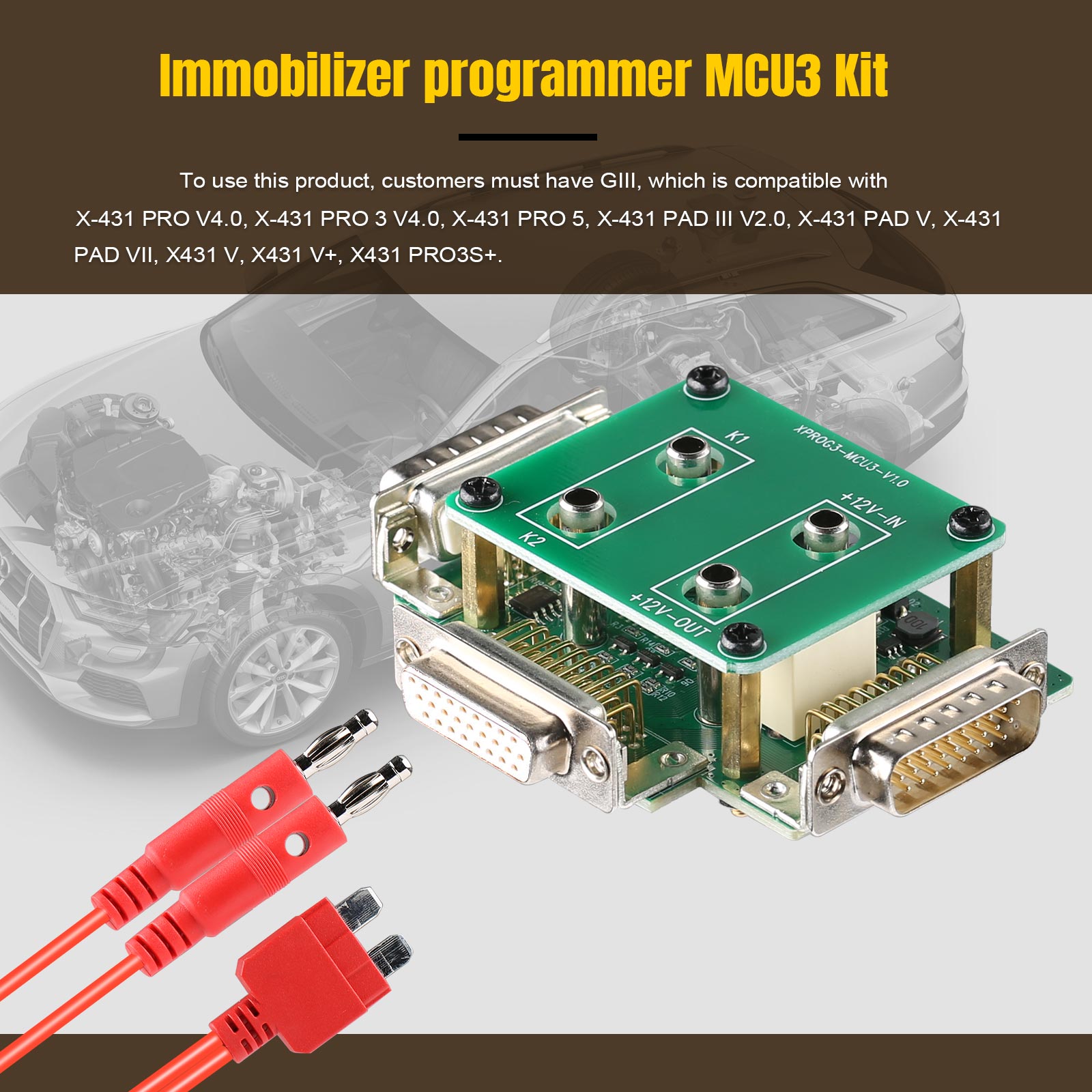 Adaptateur Launch X431 MCU-3 M - Launch X431 Pro Elite avis et prix