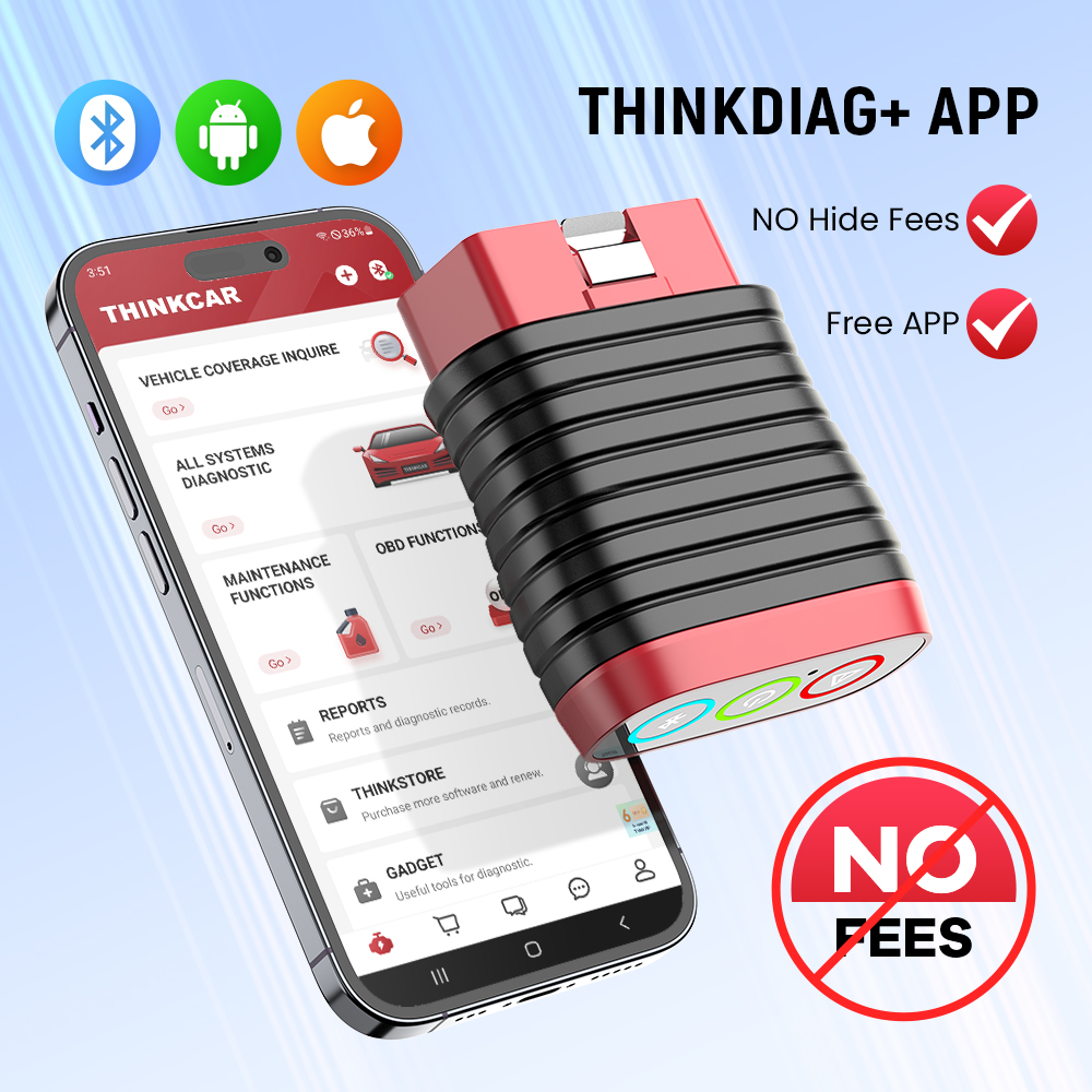THINKCAR BD6 Scanner OBD2 Auto - Obd2 Scanner Bluetooth Android avis et prix